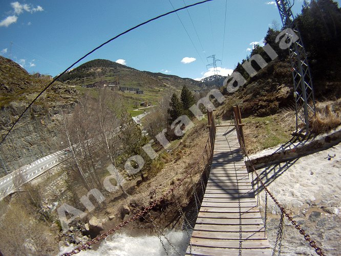 Chemin du Gall entre Soldeu et Canillo (Andorre)