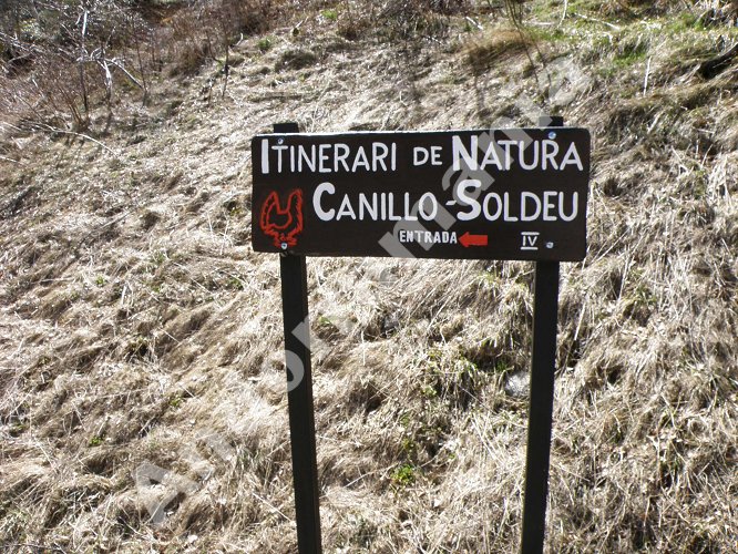 Chemin du Gall entre Soldeu et Canillo (Andorre)