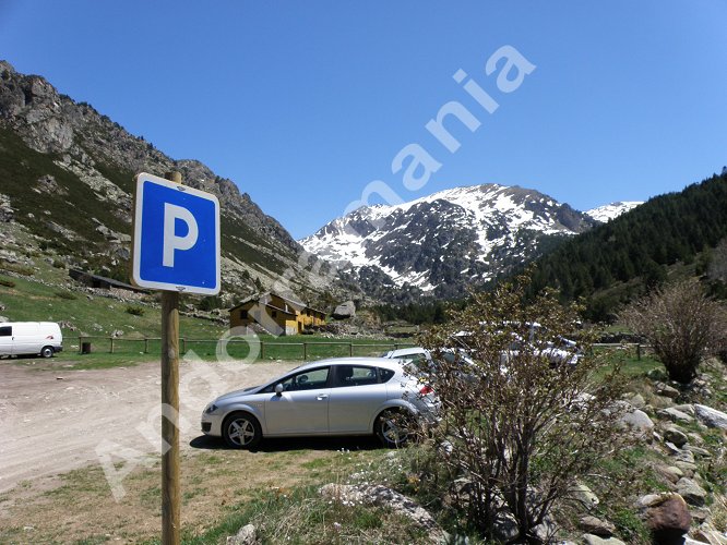 Parking vallée d'Inclès (Andorre)